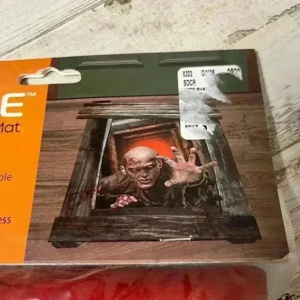 Zombie Mirage Halloween Mat Optical Illusion Mat Brand New in Package - Picture 7 of 8